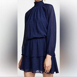 YUMI KIM dot dress in navy. Size medium. Great condition!